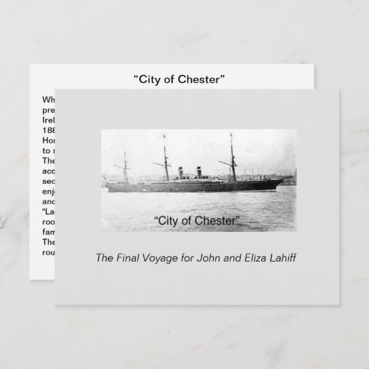 Briefkaart van Chester (Voorkant / Achterkant)