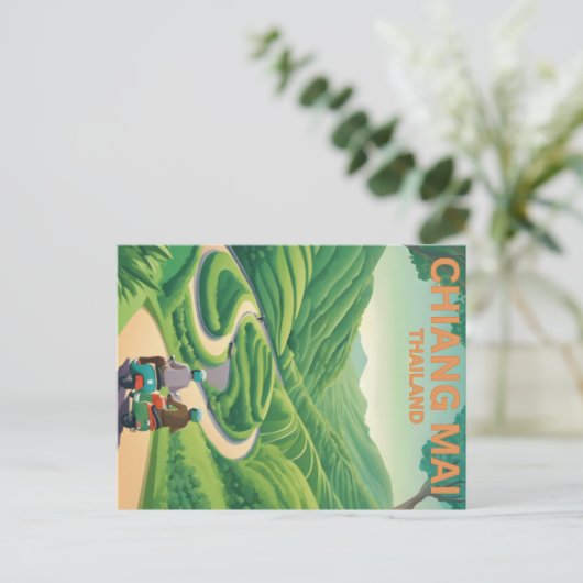 Briefkaart van Chiang Mai (Staand voorkant)