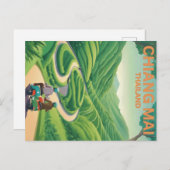 Briefkaart van Chiang Mai (Voorkant / Achterkant)