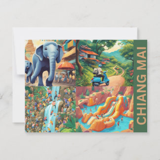 Briefkaart van Chiang Mai