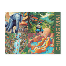 Briefkaart van Chiang Mai