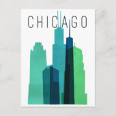 BRIEFKAART VAN CHICAGO (Voorkant)