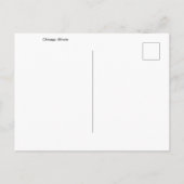 Briefkaart van Chicago (Achterkant)