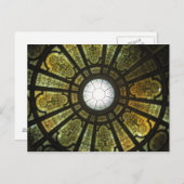 Briefkaart van Chicago Cultural Center Dome (Voorkant / Achterkant)