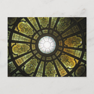 Briefkaart van Chicago Cultural Center Dome