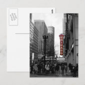 Briefkaart van Chicago Theater (Voorkant / Achterkant)