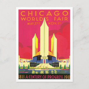  Briefkaart van Chicago World's Fair USA