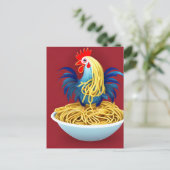 Briefkaart van Chicken Spaghetti (Staand voorkant)