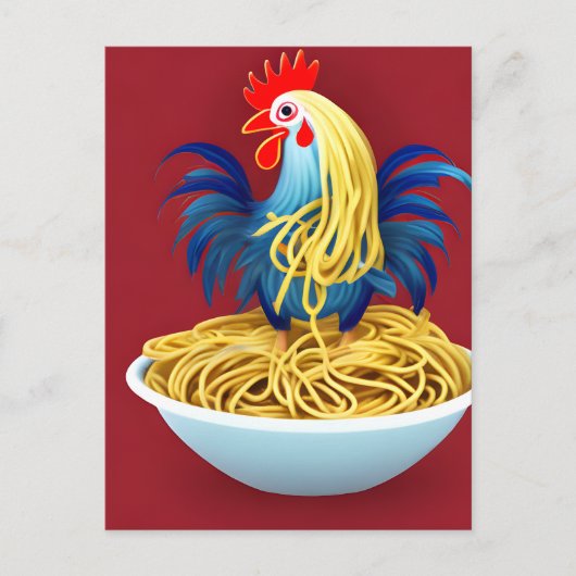 Briefkaart van Chicken Spaghetti (Voorkant)