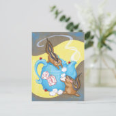 Briefkaart van Chipmunk Tea Party (Staand voorkant)