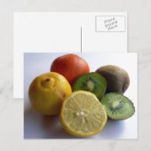 Briefkaart van citrusvruchten (Voorkant / Achterkant)
