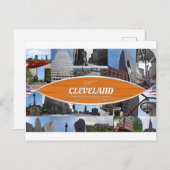 Briefkaart van Cleveland (Voorkant / Achterkant)