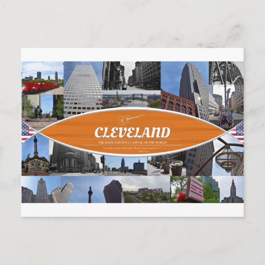 Briefkaart van Cleveland (Voorkant)
