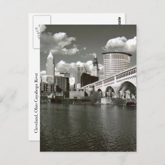 Briefkaart van Cleveland (Voorkant / Achterkant)