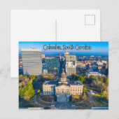 Briefkaart van Columbia South Carolina (Voorkant / Achterkant)