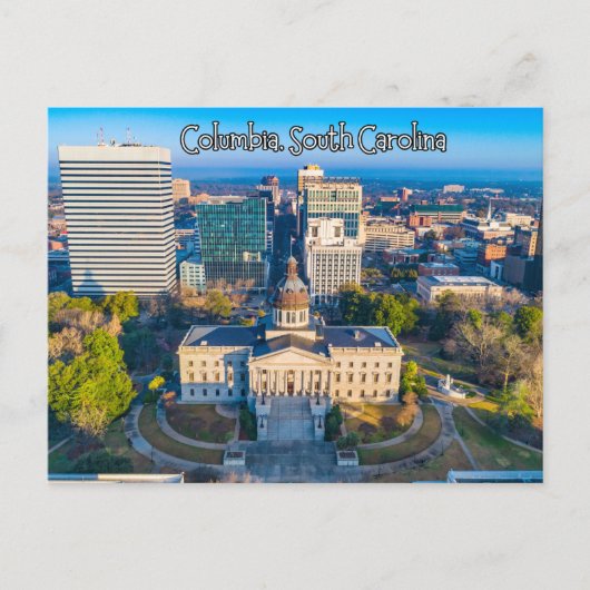Briefkaart van Columbia South Carolina (Voorkant)