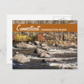 Briefkaart van Connecticut Farmington (Voorkant / Achterkant)