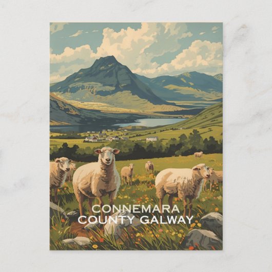 Briefkaart van Connemara (Voorkant)