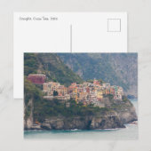 Briefkaart van Corniglia, Cinque Terre, Italië (Voorkant / Achterkant)