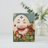 Briefkaart van  Creepy Egg Face (Staand voorkant)