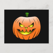 Briefkaart van Creepy Pumpkin Halloween (Voorkant)