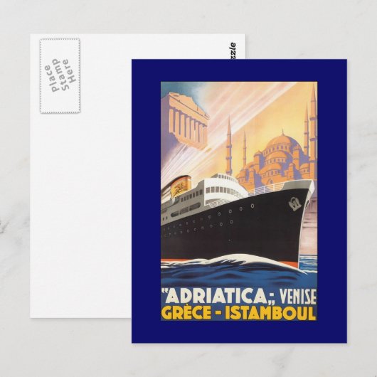 Briefkaart van  cruiseschepen (Voorkant / Achterkant)