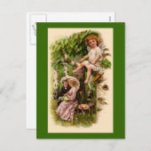 Briefkaart van Cupid & Couple  Valentijns (Voorkant / Achterkant)