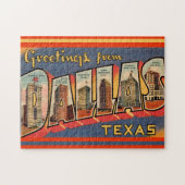  Briefkaart van Dallas Legpuzzel (Horizontaal)