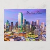 BRIEFKAART VAN DALLAS TEXAS (Voorkant)
