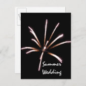 Briefkaart van de aankondiging van het vuurwerk Su (Voorkant / Achterkant)