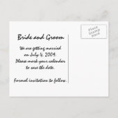 Briefkaart van de aankondiging van het vuurwerk Su (Achterkant)