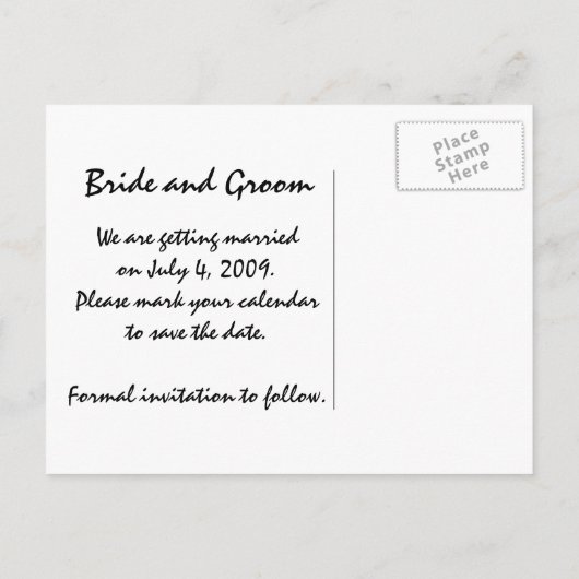 Briefkaart van de aankondiging van het vuurwerk Su (Achterkant)