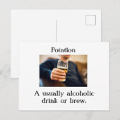 Briefkaart van de aardappel (Voorkant / Achterkant)