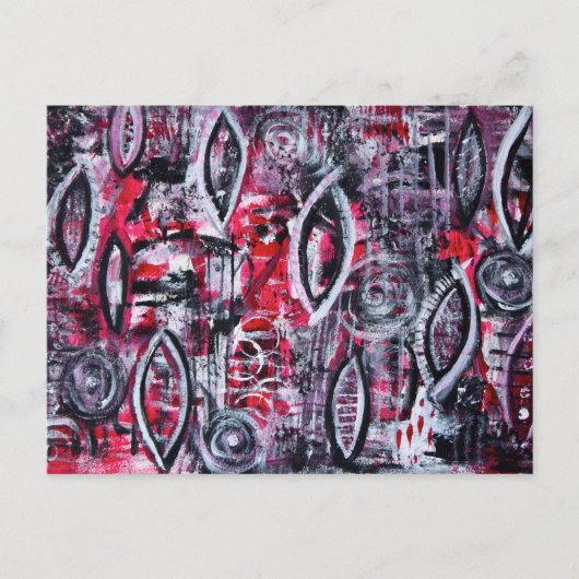 briefkaart van de Acrylkunst (Voorkant)