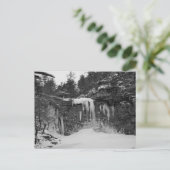 Briefkaart van de afvoerwaterval (Staand voorkant)