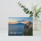 Briefkaart van de Amalfi-kust (Staand voorkant)