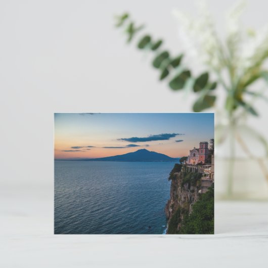 Briefkaart van de Amalfi-kust (Staand voorkant)