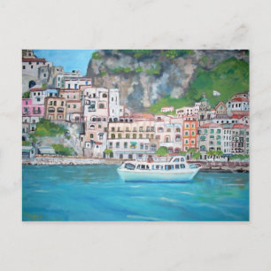 Briefkaart van de Amalfi-kust