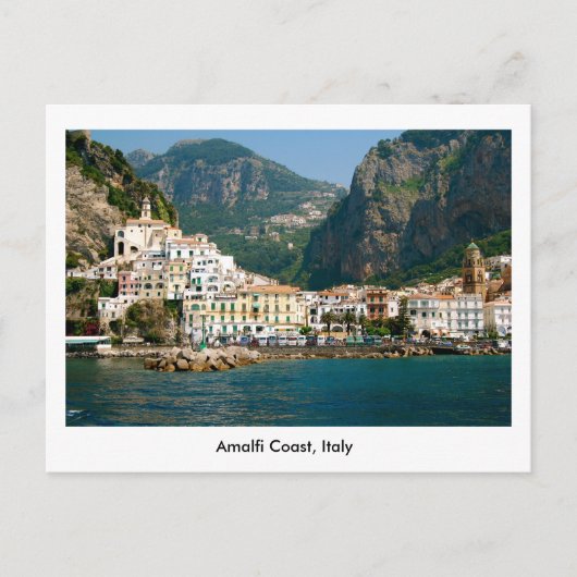 Briefkaart van de Amalfi Kust in Italië, Unesco (Voorkant)
