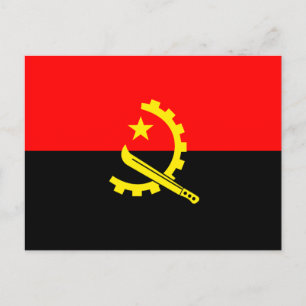 briefkaart van de angola-vlag