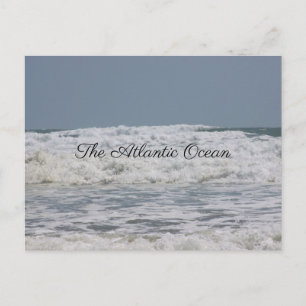 Briefkaart van de Atlantische Oceaan