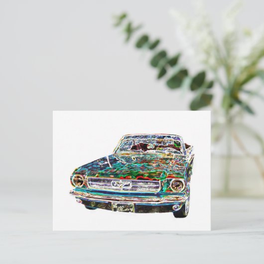 briefkaart van de auto (Staand voorkant)