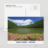 Briefkaart van de Azoren (Voorkant / Achterkant)