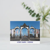 Briefkaart van de Azoren (Staand voorkant)