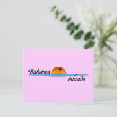 Briefkaart van de Bahama-eilanden (Staand voorkant)