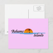 Briefkaart van de Bahama-eilanden (Voorkant / Achterkant)