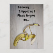 Briefkaart van de bananenhuid (Voorkant)