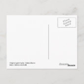 Briefkaart van de bananenhuid (Achterkant)