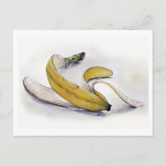Briefkaart van de bananenhuid (Voorkant)