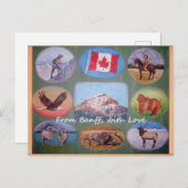 Briefkaart van de Banff Lodging (Voorkant / Achterkant)